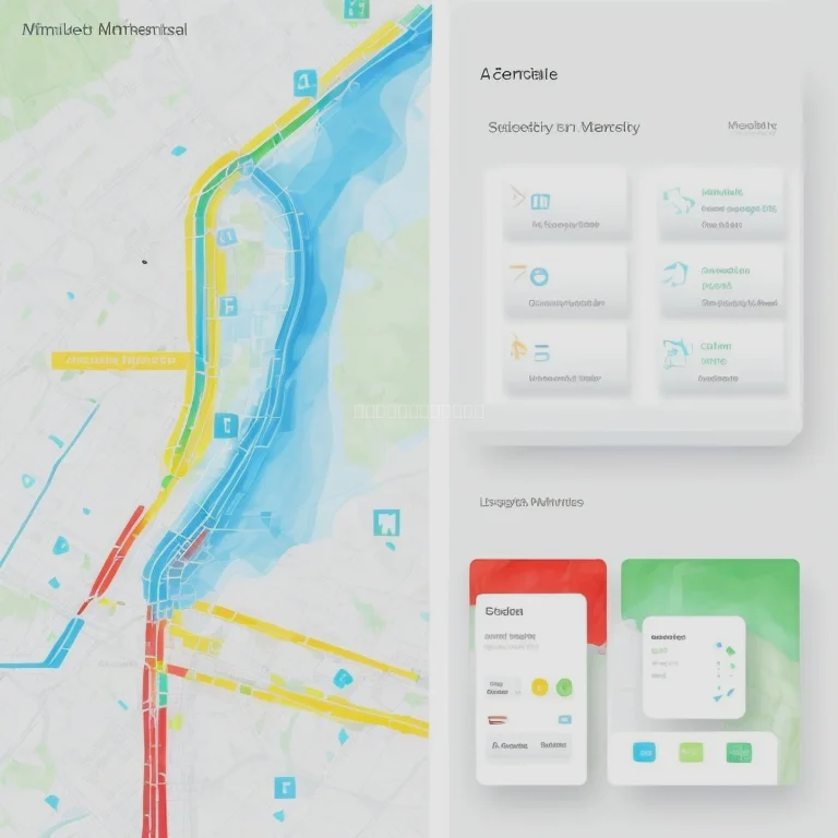 Illustration eines smarten Klimazonenmanagements mit KI-Technologie